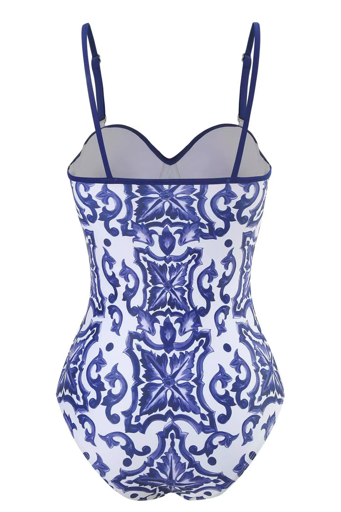 Aniya Blue Porcelain Pattern Swimwear