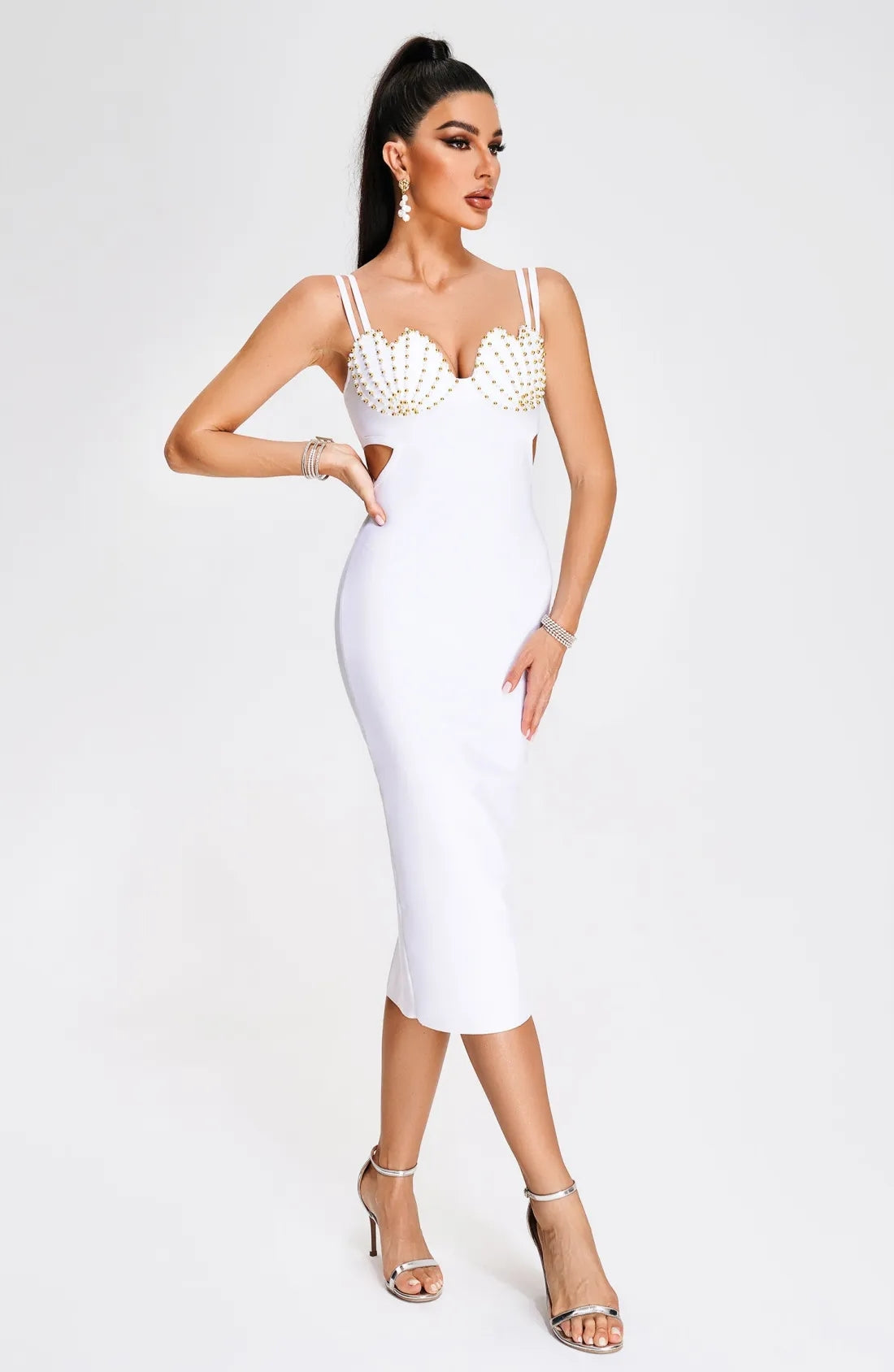 Shay Cutout Midi Bandage Dress