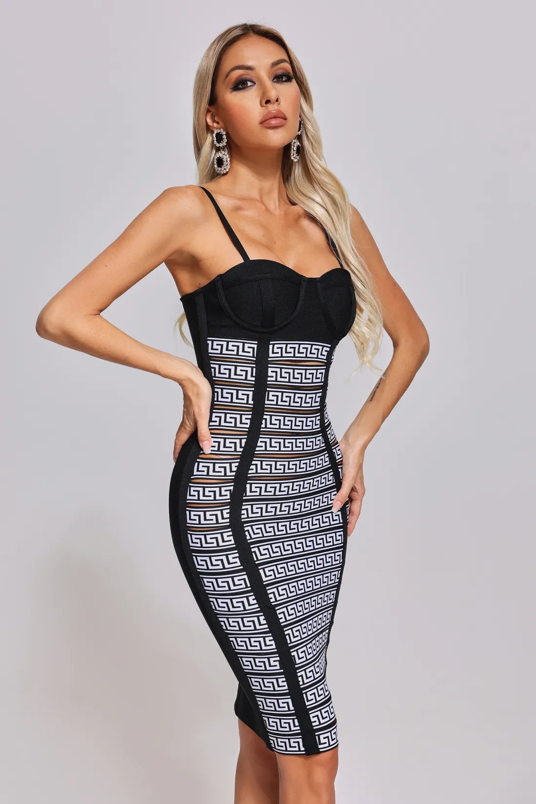 Leyni Bandage Midi Dress