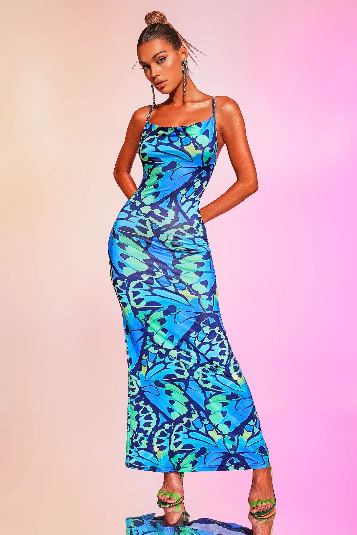 Sukia Printed Maxi Dress