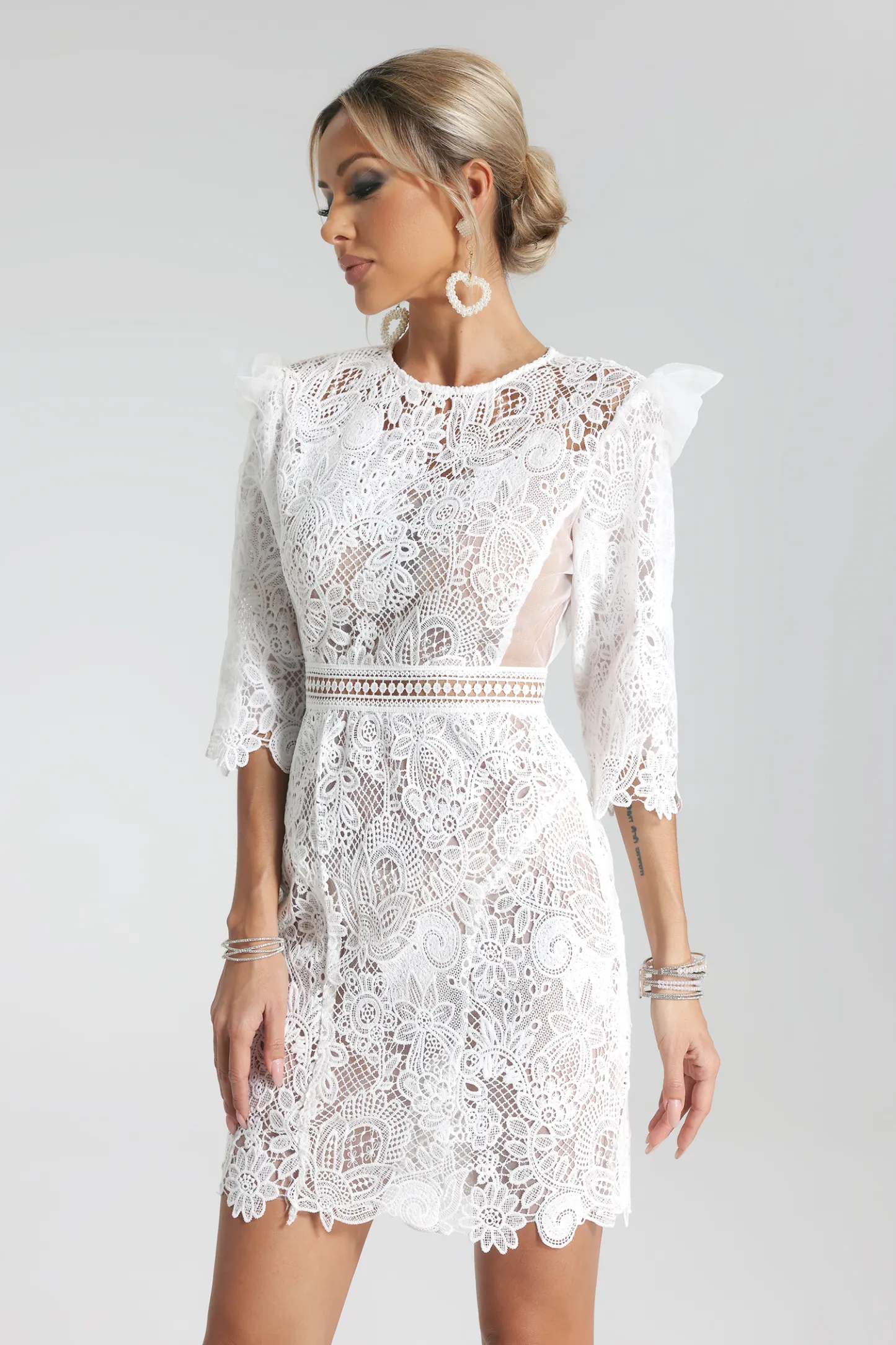 Angelica Lace Midi Dress