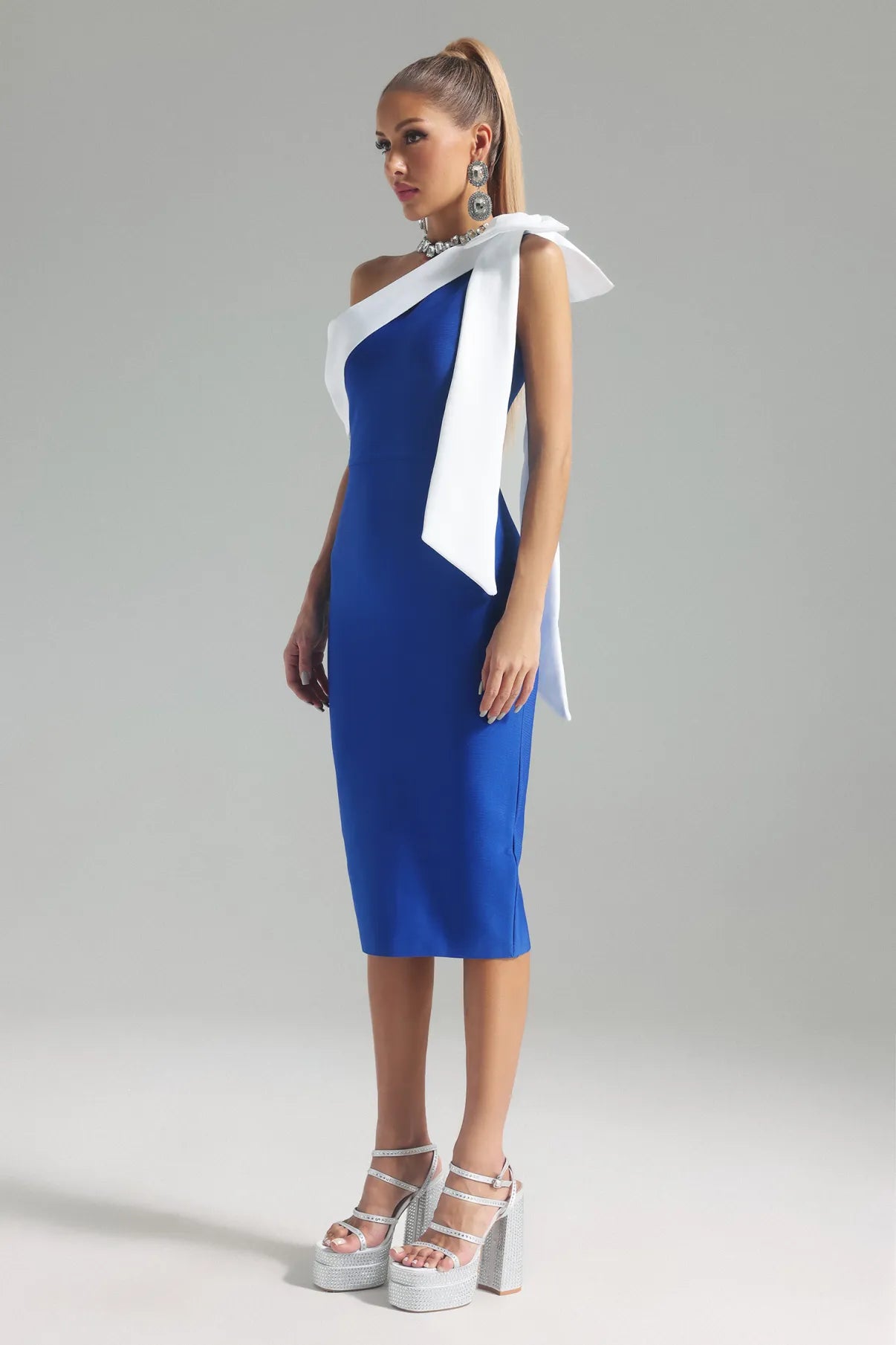 Elza Midi Bandage Dress