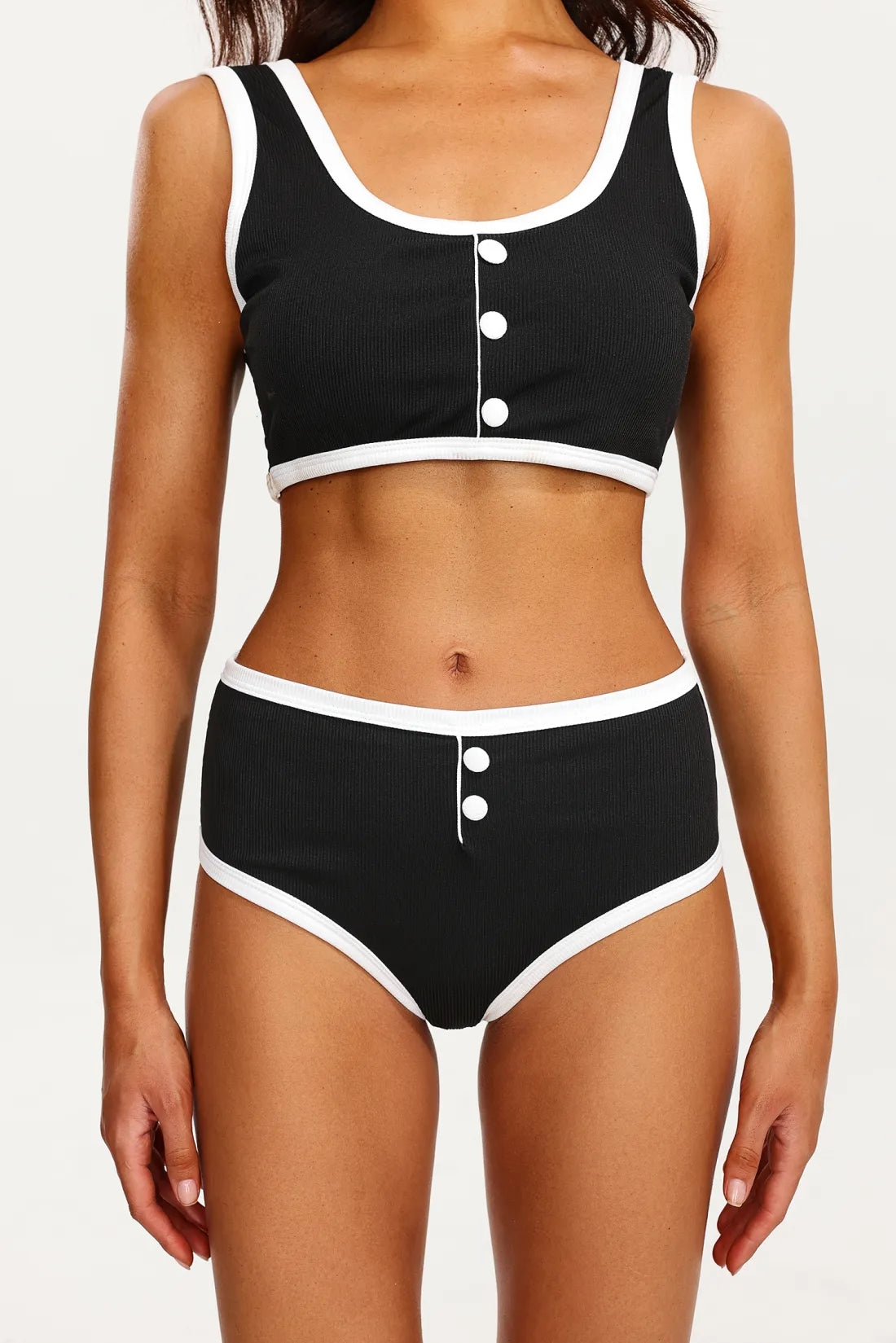 Drana Button Swimwear Set