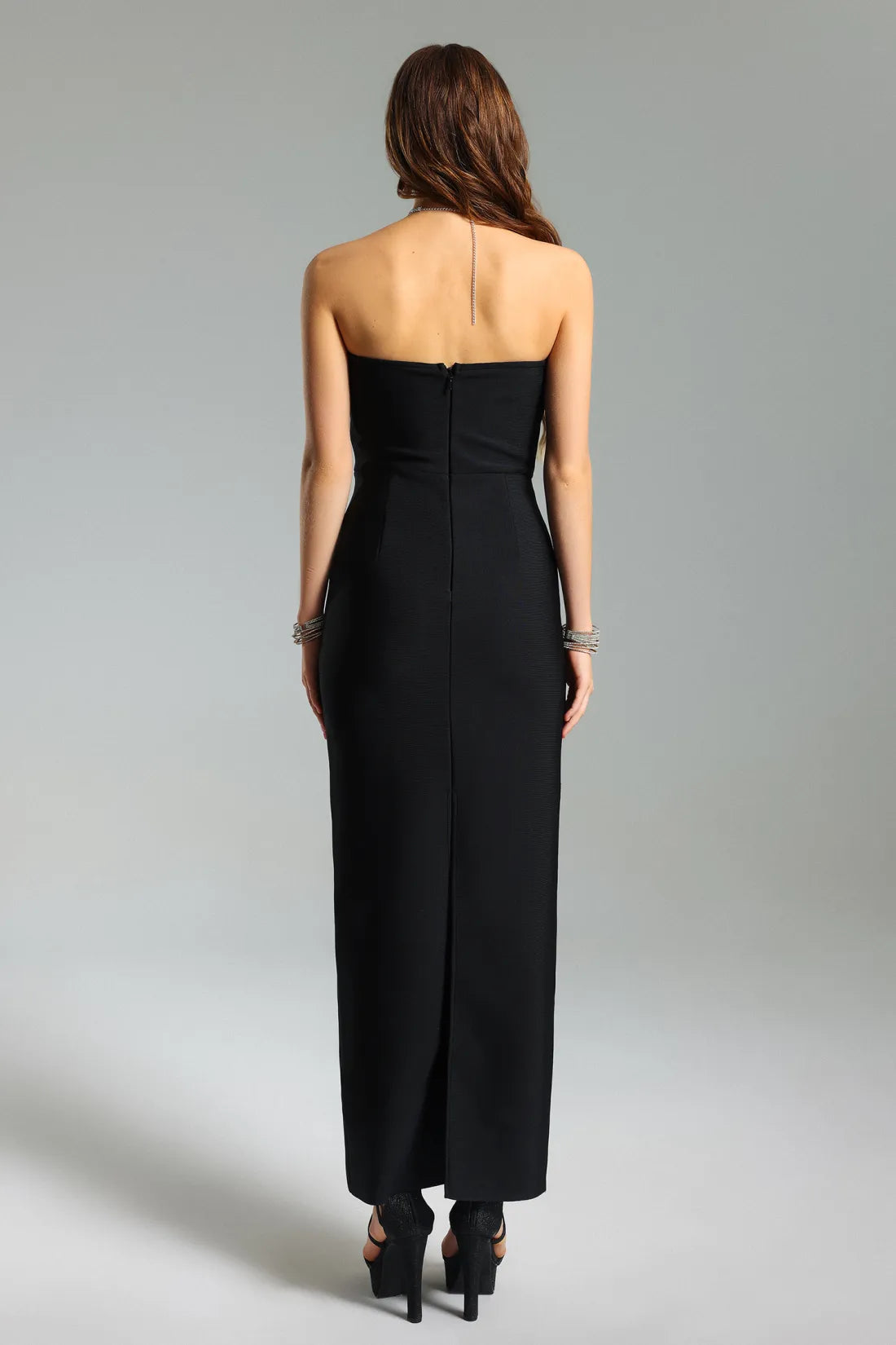 Nunna Diamond Strapless Dress