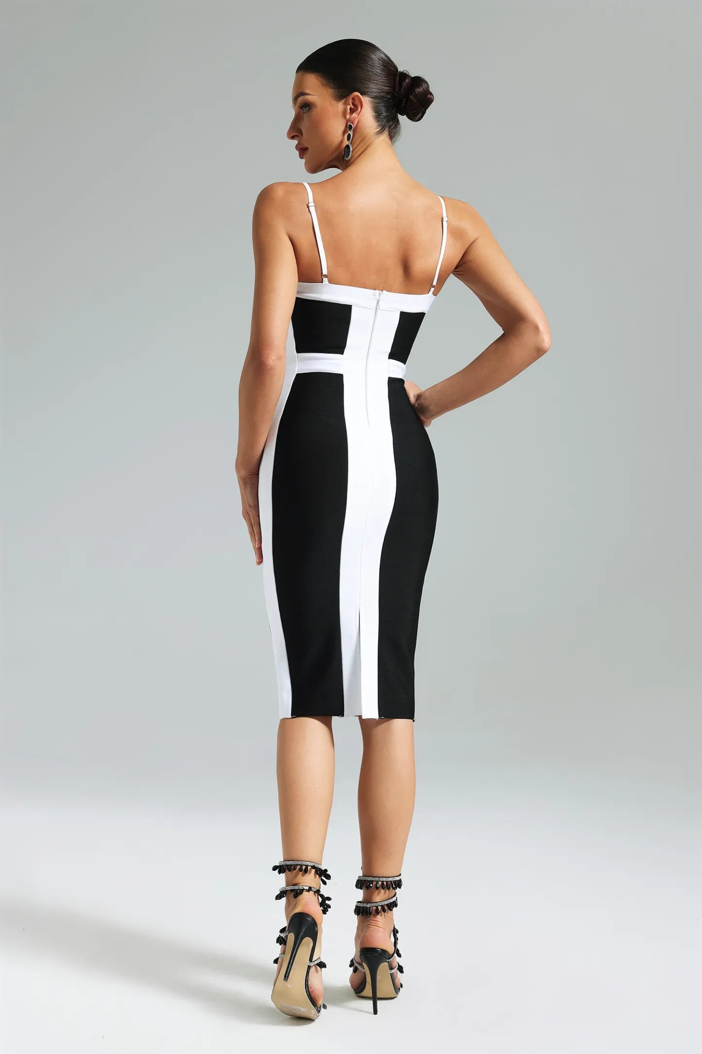 Hanava Strappy Bandage Midi Dress