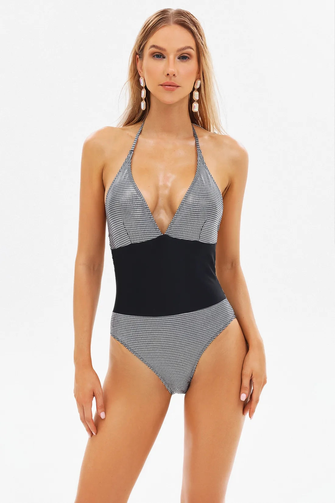 Elena Laser Halter Swimsuit