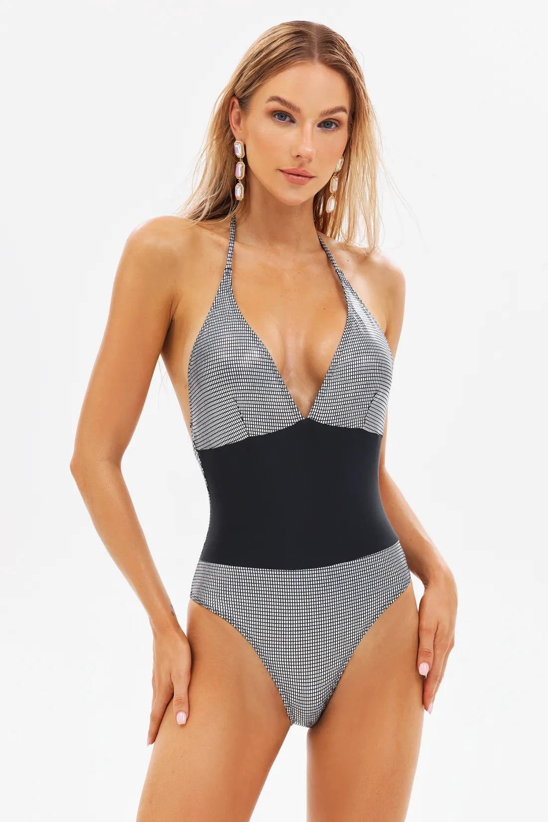 Elena Laser Halter Swimsuit