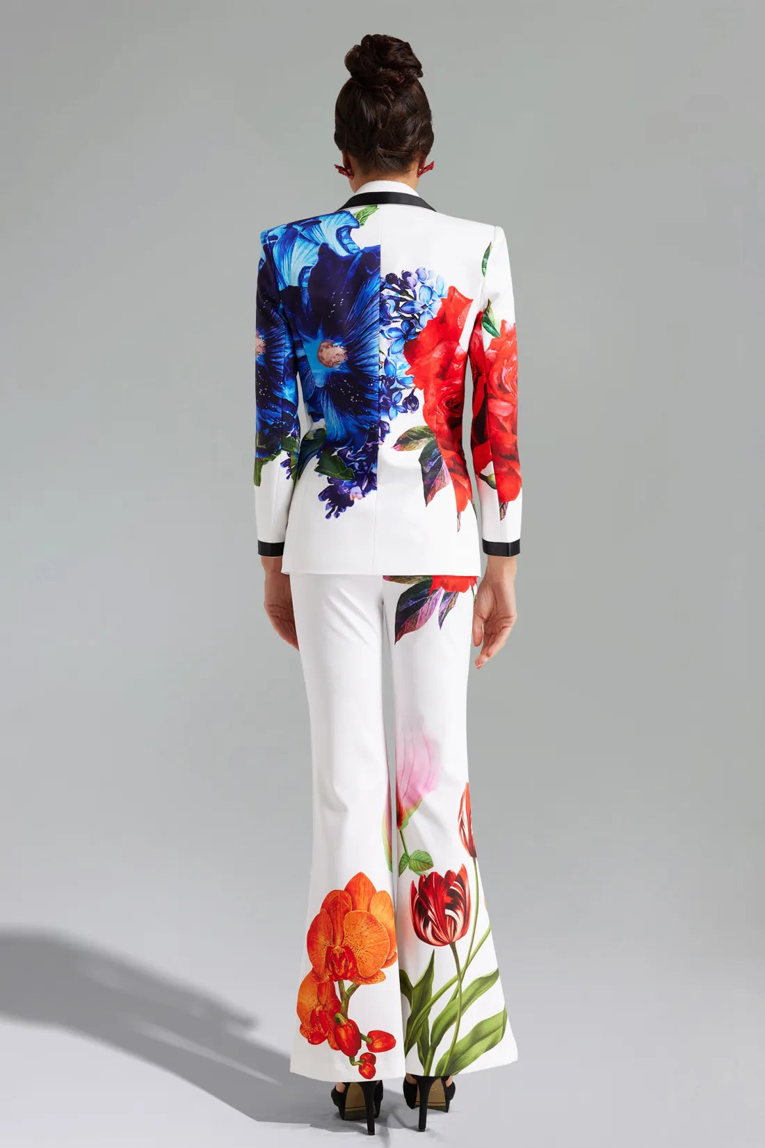 Guga Floral Printed Blazer Set - Floral