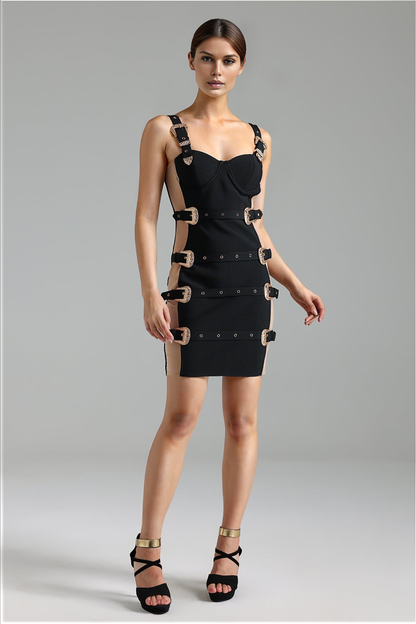 Irare Sleeveless Bandage Mini Dress