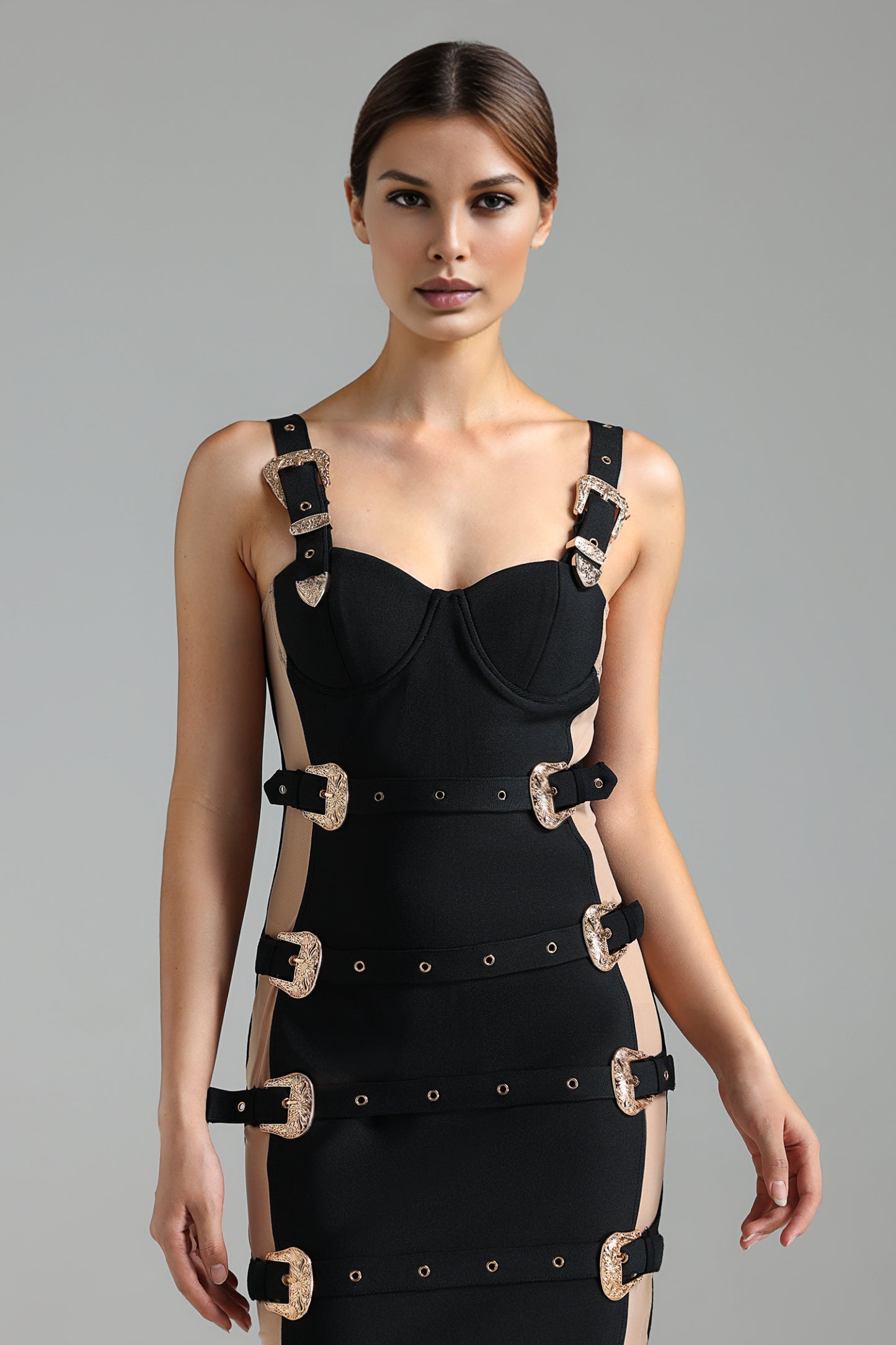 Irare Sleeveless Bandage Mini Dress