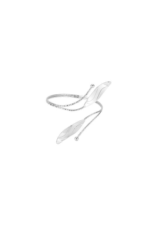 Irosa Silver Leaf Armband