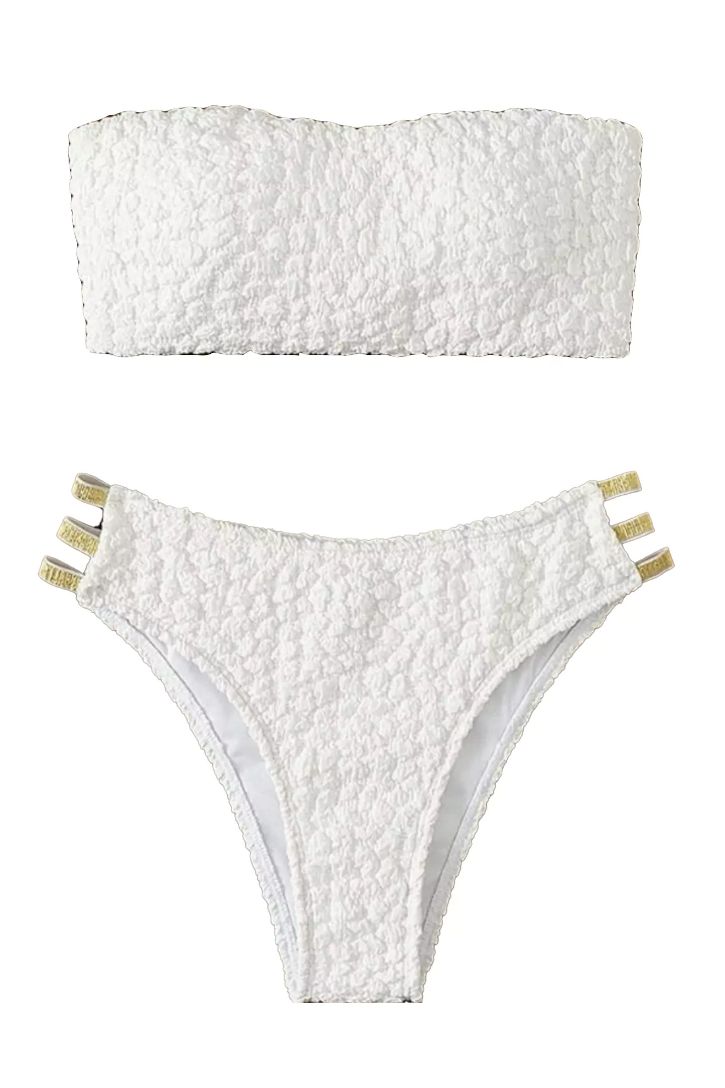 Meier White Wrap Bikini