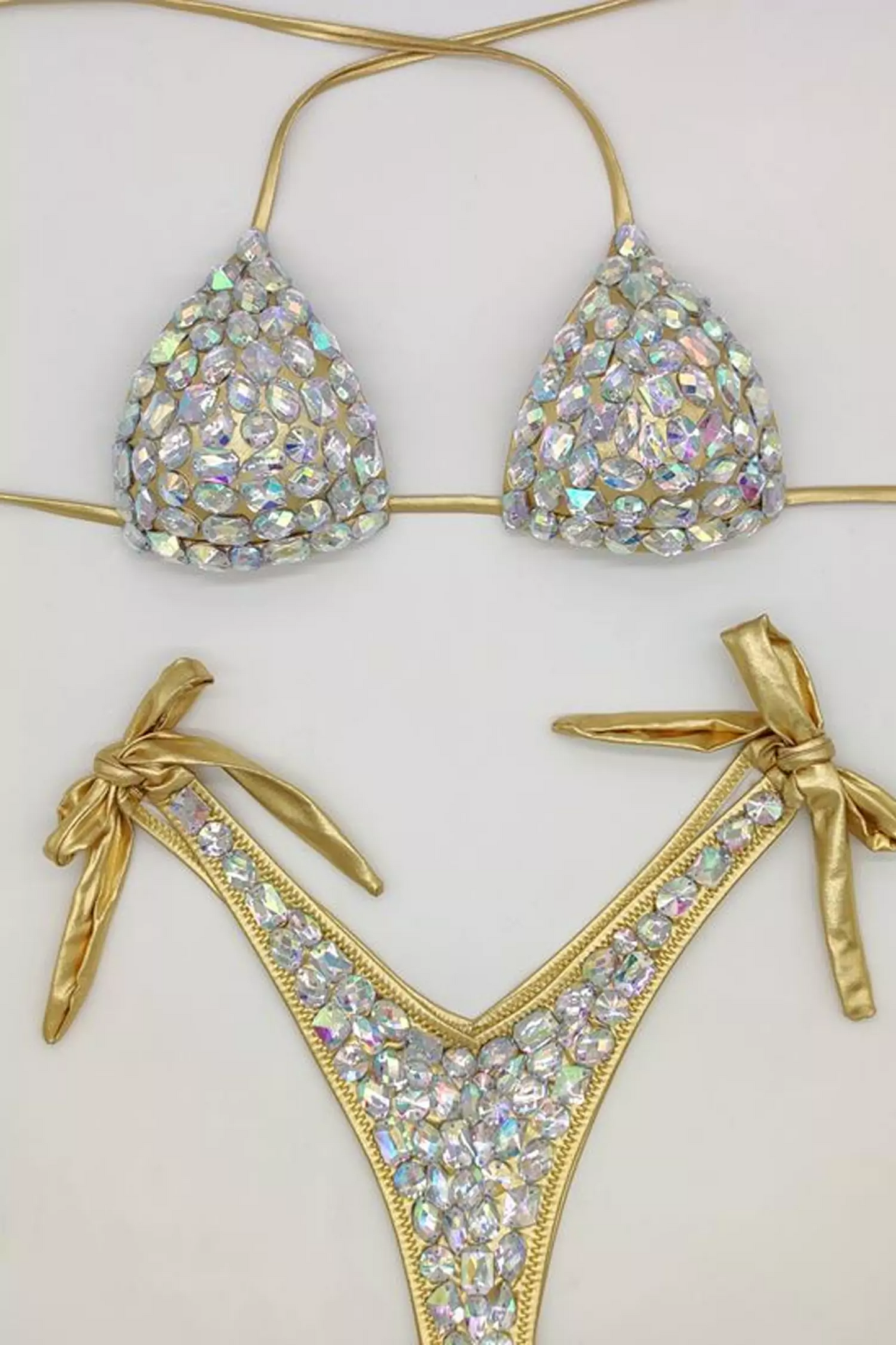 Kari Gold Diamond Halter Bikini