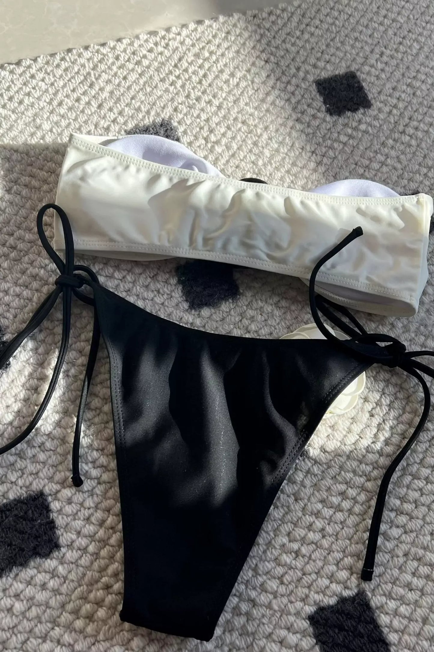 Roberta White Rose Bikini