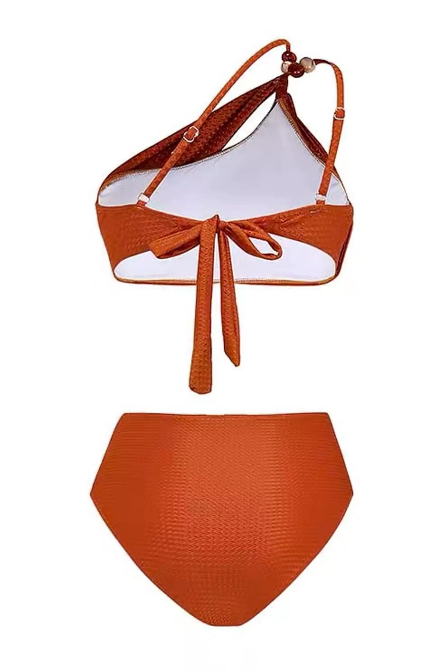 Samira Orange One Shoulder Bikini