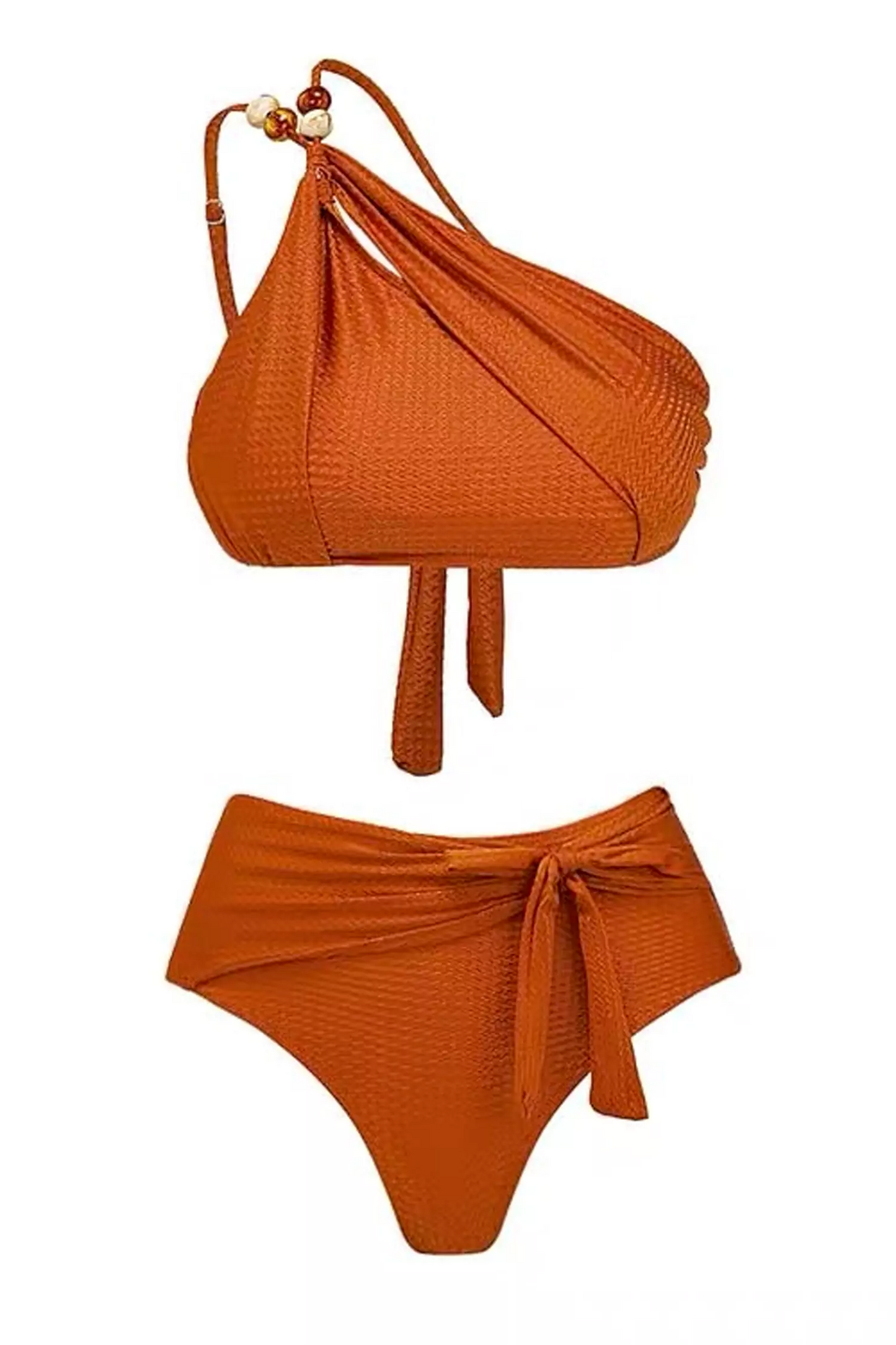 Samira Orange One Shoulder Bikini