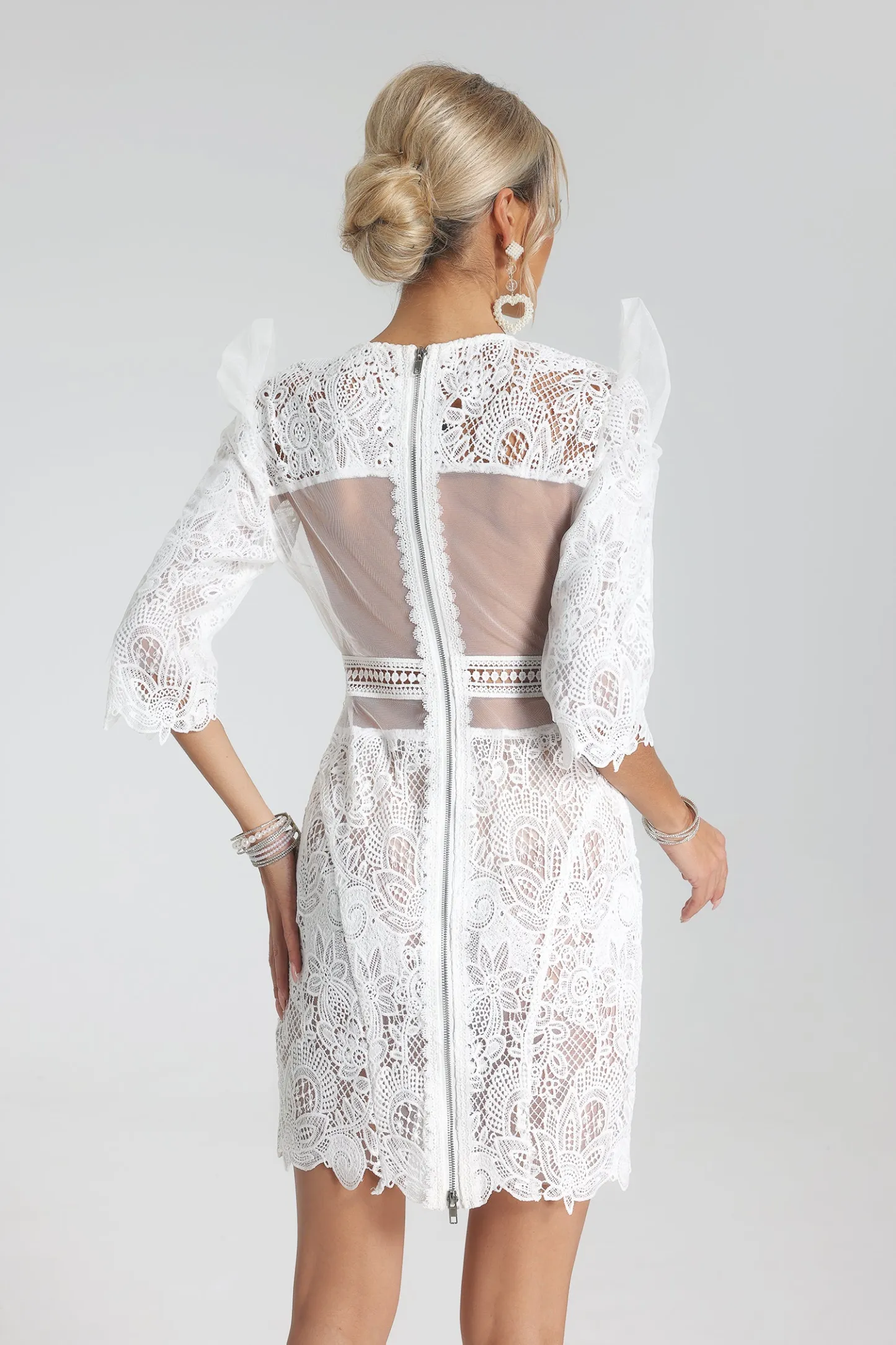 Angelica Lace Midi Dress