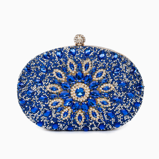 Colette Clutch Bag - Blue