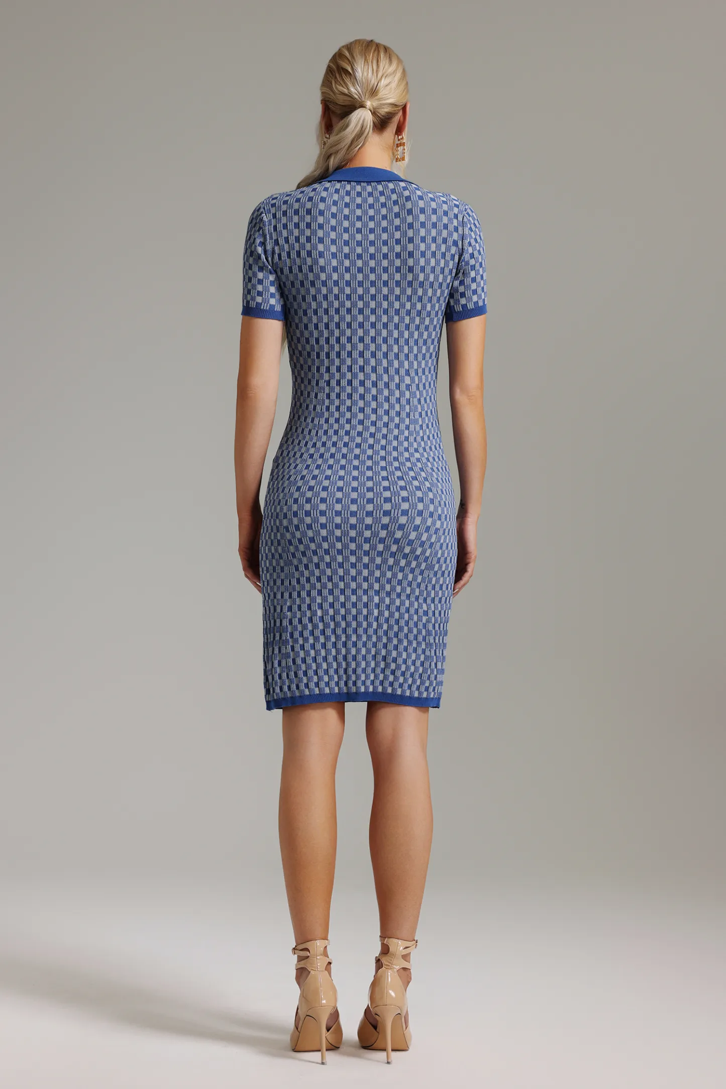 Delisy V-neck Knitted Dress