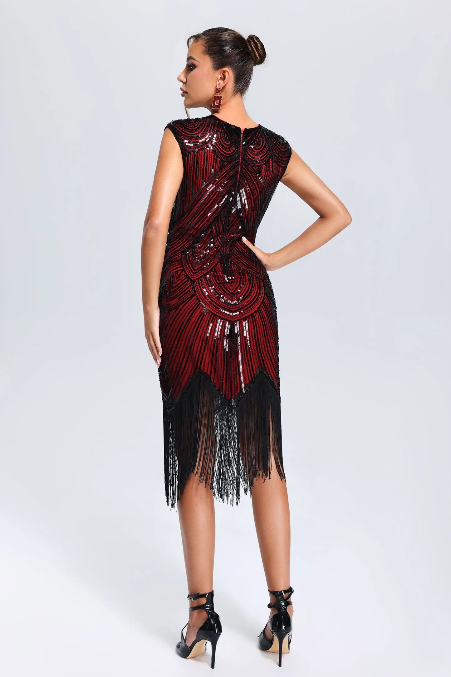 Fierce Tassel Sequin Dress