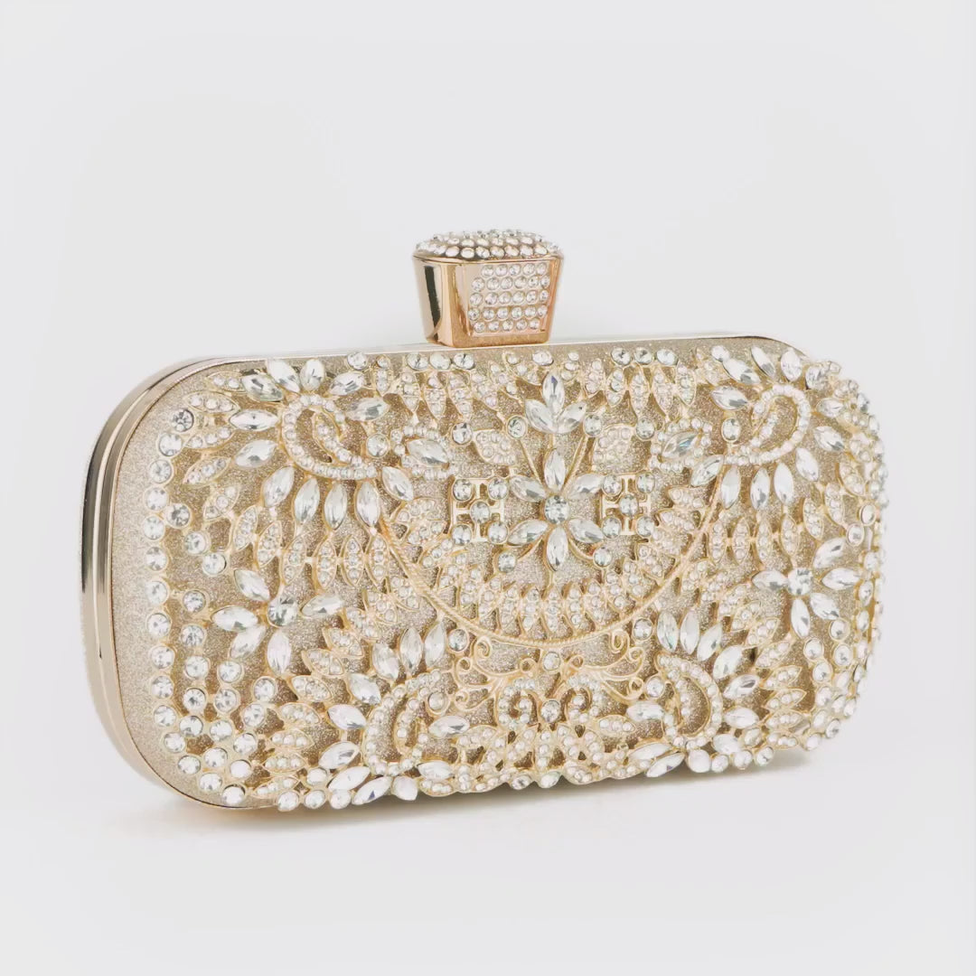 Luxurious Flower Clutch Bag