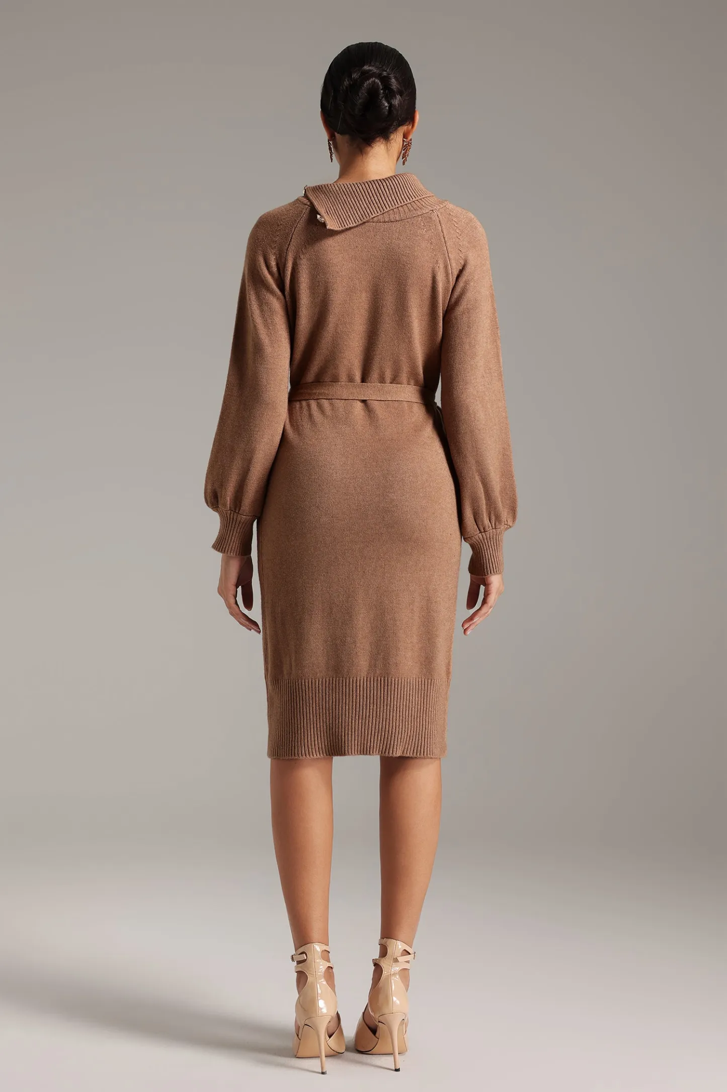 Kalie Turtleneck Sweater Midi Dress