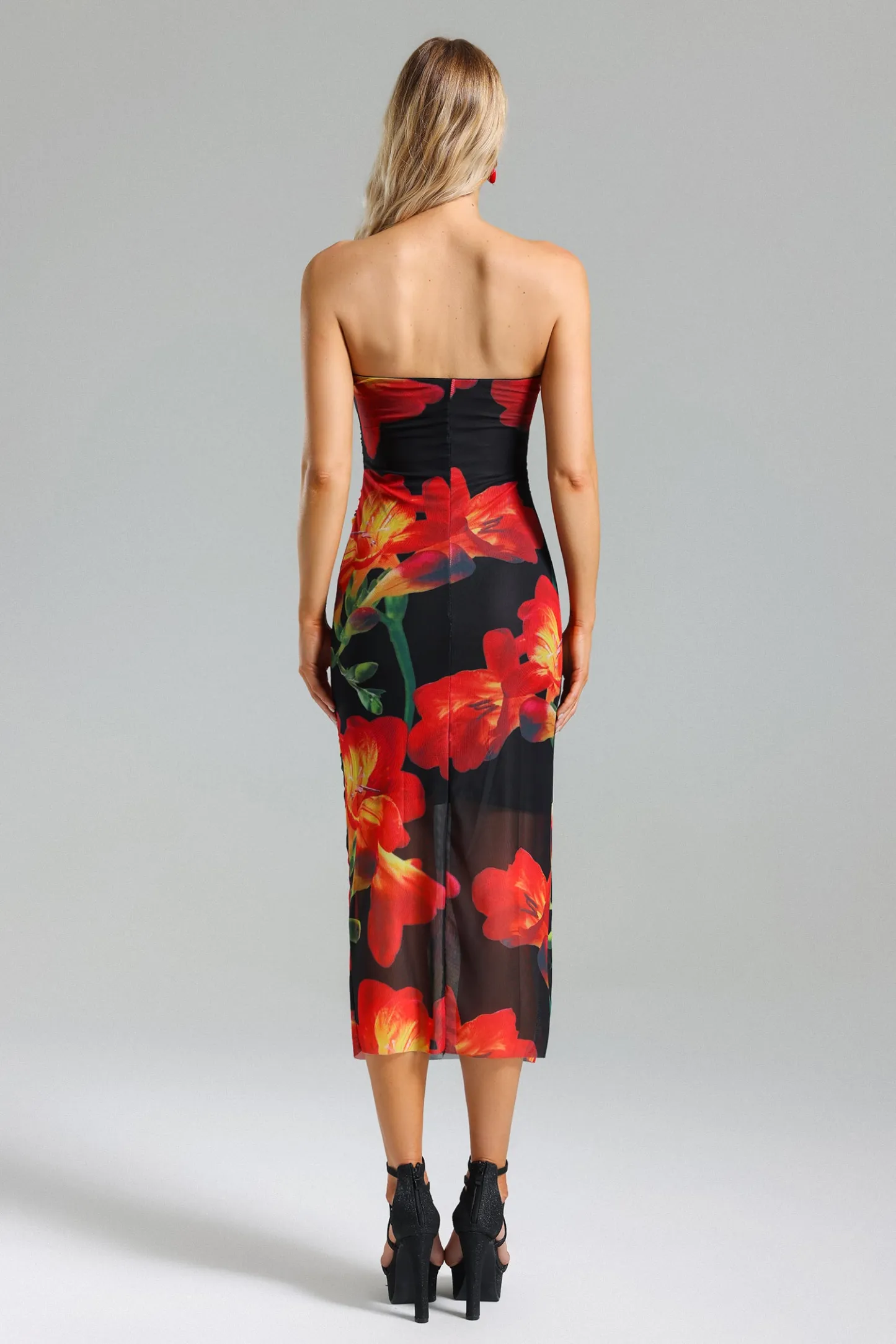 Kater Flower Print Midi Dress