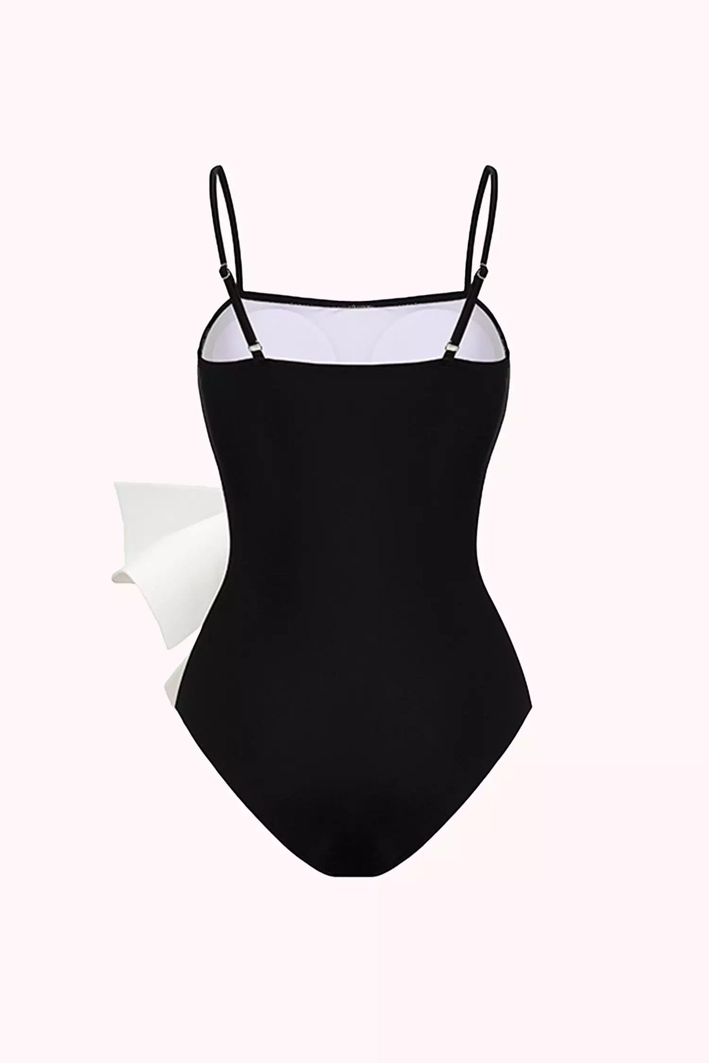 Laura Black Bow-knot One Piece Swimwear