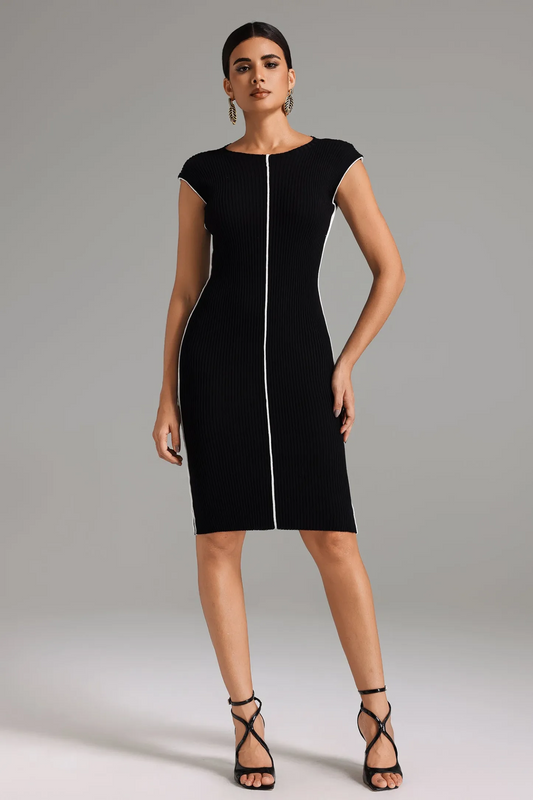 Phyllis Crew Neck Knitted Dress