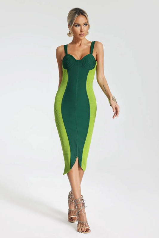 Ruth Patchwork Bandage Dress