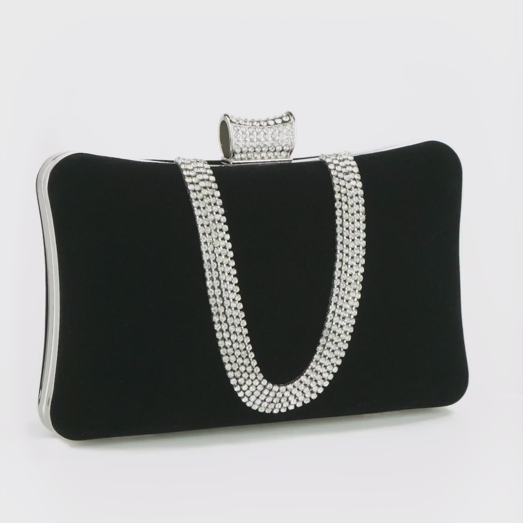 Velvet Sparkles Clutch Bag