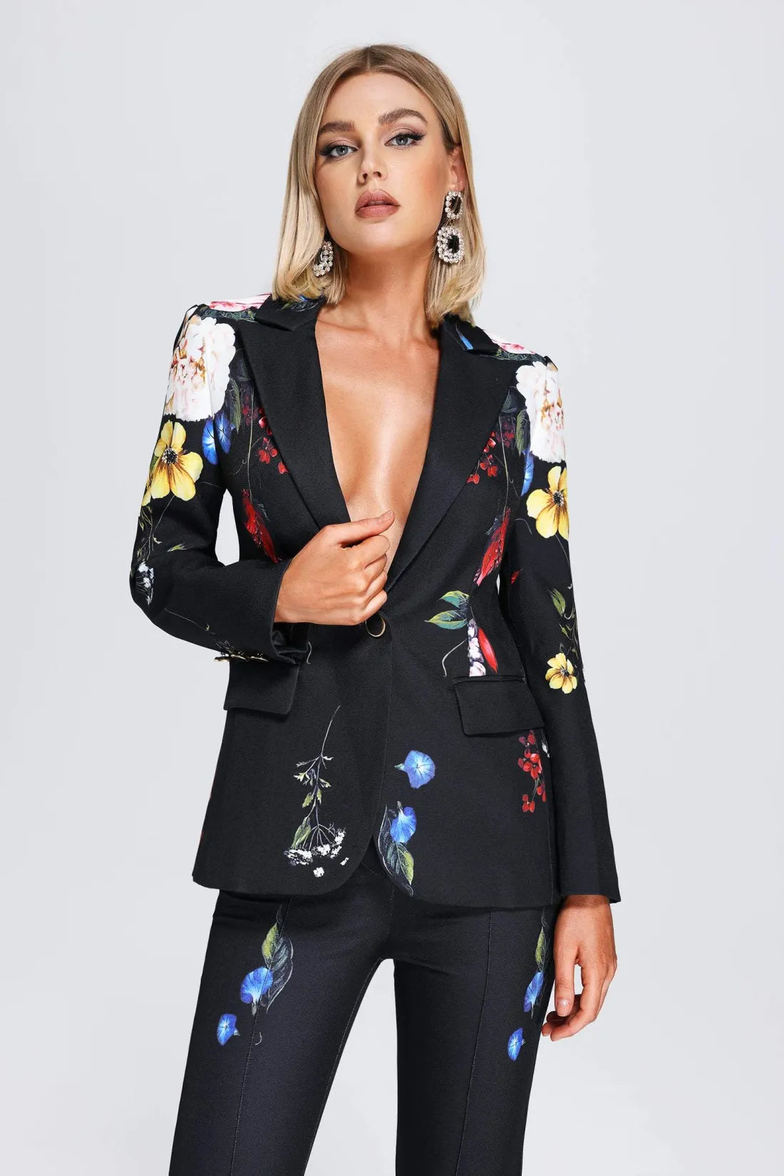 Martha Printed Blazer Set