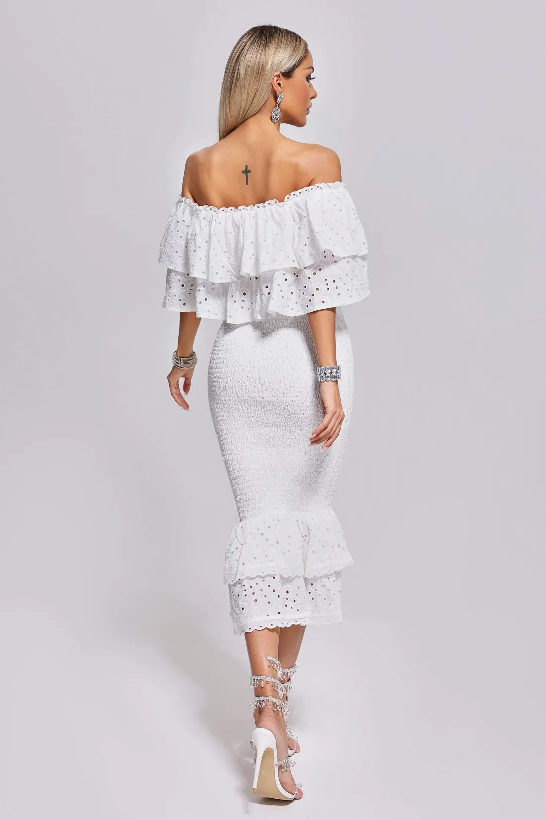 Avalie Off Shoulder Lace Set