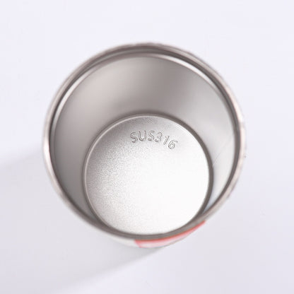 Inner view of The Monsters 500ml stainless steel vacuum bottle with SUS316 food-grade steel