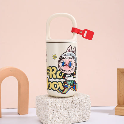 The Monsters 500ml stainless steel vacuum bottle with handle – Ro Boy rainbow outfit design